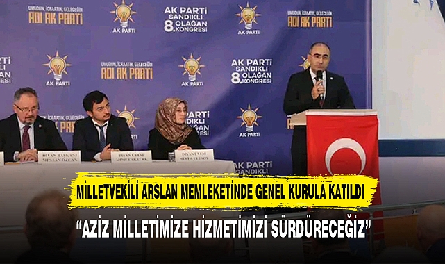 "AZİZ MİLLETİMİZE HİZMETİMİZİ SÜRDÜRECEĞİZ"