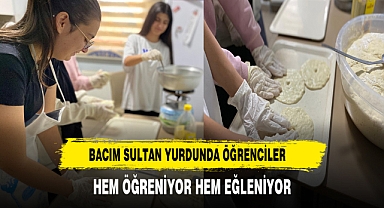Bacım Sultan Yurdunda Öğrenciler Hem Öğreniyor Hem Eğleniyor