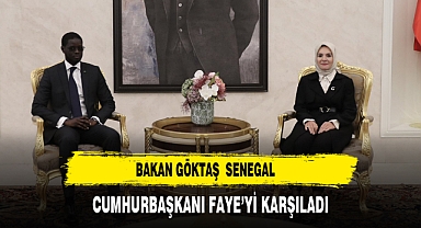 Bakan Göktaş Senegal Cumhurbaşkanı Faye’yi Karşıladı