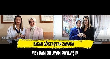 Bakan Göktaş'tan Zamana Meydan Okuyan Paylaşım