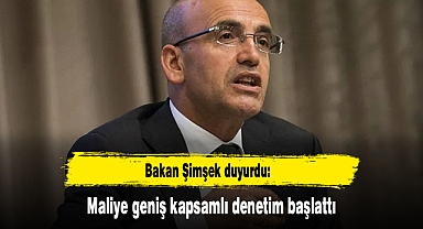 Bakan Şimşek duyurdu:: Maliye enflasyon düzeltmesine yönelik geniş kapsamlı denetim başlattı