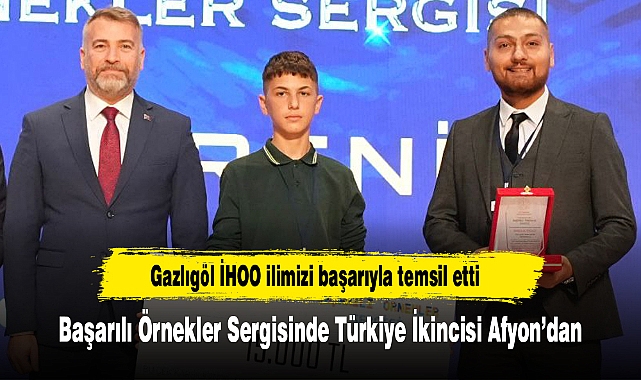 Başarılı Örnekler Sergisinde Türkiye İkincisi Afyon’dan