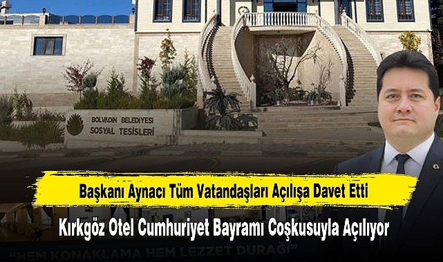 Başkan Aynacı Tüm Vatandaşları Açılışa Davet Etti