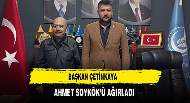 Başkan Çetinkaya Ahmet Soykök'ü Ağırladı