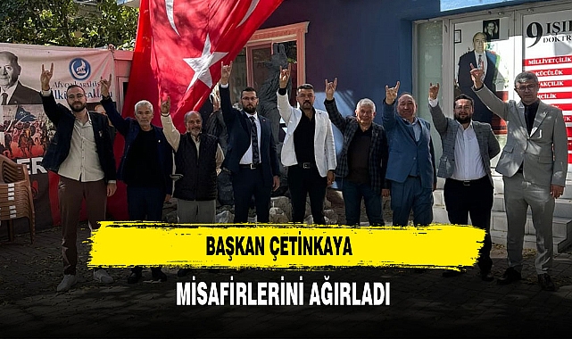 Başkan Çetinkaya Misafirlerini Ağırladı