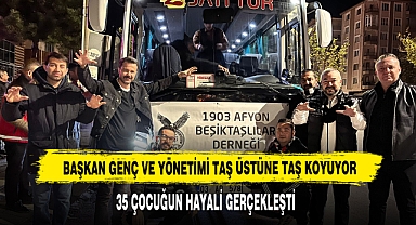 Başkan Genç ve Yönetimi Taş Üstüne Taş Koyuyor: 35 Çocuğun Hayali Gerçekleşti