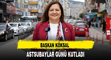 BAŞKAN KÖKSAL ASTSUBAYLAR GÜNÜ KUTLADI
