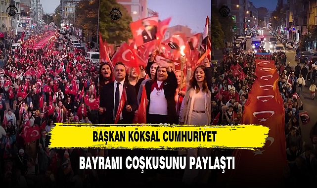 Başkan Köksal Cumhuriyet Bayramı Coşkusunu Paylaştı