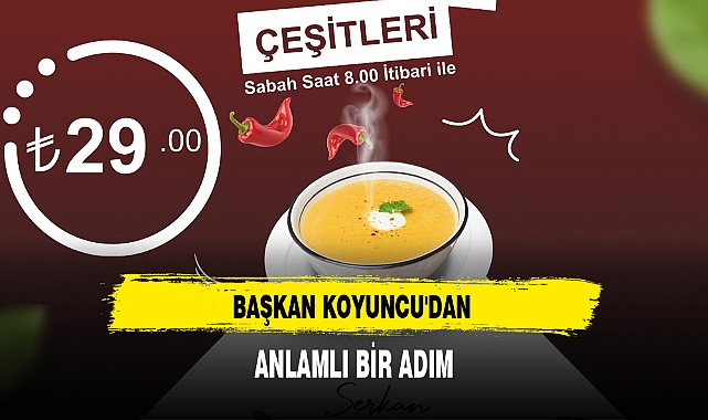 BAŞKAN KOYUNCU'DAN ANLAMLI BİR ADIM