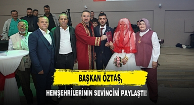 Başkan Öztaş, Hemşehrilerinin Sevincini Paylaşıyor