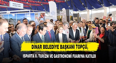 Başkan Topçu, Isparta Iı. Turizm Ve Gastronomi Fuarı'na Katıldı