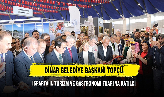 Başkan Topçu, Isparta Iı. Turizm Ve Gastronomi Fuarı'na Katıldı