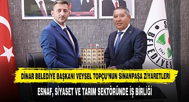 Başkan Topçu’nun Sinanpaşa Ziyaretleri