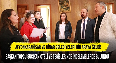 Başkan Topçu Suçıkan Oteli ve Tesislerinde İncelemelerde Bulundu