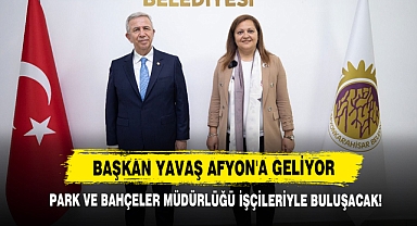 Başkan Yavaş Afyon'a Geliyor