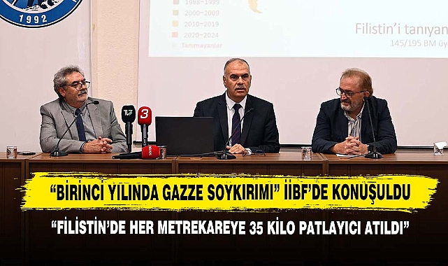 “Birinci Yılında Gazze Soykırımı” İİBF’de konuşuldu