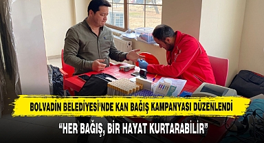 Bolvadin Belediyesi’nde Kan Bağış Kampanyası Düzenlendi
