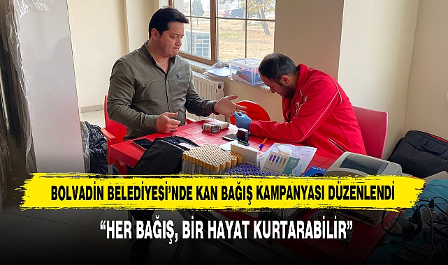 Bolvadin Belediyesi’nde Kan Bağış Kampanyası Düzenlendi