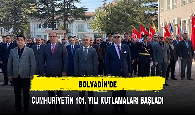 BOLVADİN'DE CUMHURİYETİN 101. YILI KUTLAMALARI BAŞLADI