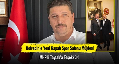 Bolvadin’e Yeni Kapalı Spor Salonu Müjdesi: MHP’li Taytak’a Teşekkür