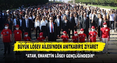 Büyük LÖSEV Ailesi'nden Anıtkabir'e Ziyaret