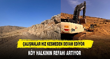 Çalışmalar Hız Kesmeden Devam Ediyor Köy Halkının Refahı Artıyor