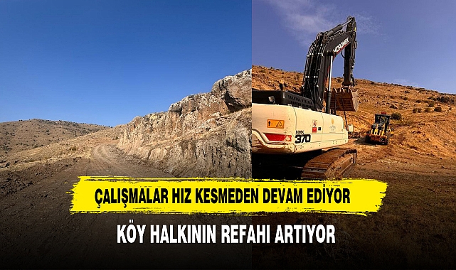 Çalışmalar Hız Kesmeden Devam Ediyor Köy Halkının Refahı Artıyor