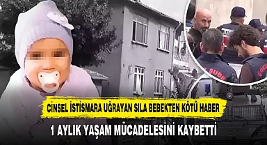 CİNSEL İSTİSMARA UĞRAYAN SILA BEBEKTEN KÖTÜ HABER
