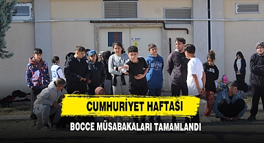 Cumhuriyet Haftası Bocce Müsabakaları Tamamlandı