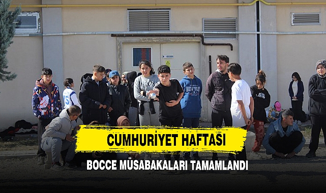 Cumhuriyet Haftası Bocce Müsabakaları Tamamlandı