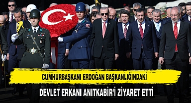 Devlet Erkanı Anıtkabir’i Ziyaret Etti