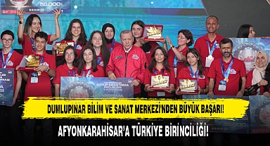 DUMLUPINAR BİLİM VE SANAT MERKEZİ'NDEN BÜYÜK BAŞARI!