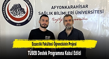 Eczacılık Fakültesi Öğrencisinin Projesi TÜSEB Destek Programına Kabul Edildi