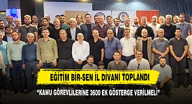 Eğitim Bir-Sen İl Divanı Toplandı