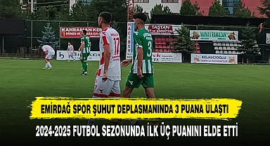 EMİRDAĞ SPOR ŞUHUT DEPLASMANINDA 3 PUANA ULAŞTI