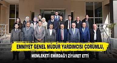 Emniyet Genel Müdür Yardımcısı Çorumlu, Memleketi Emirdağ’ı Ziyaret Etti
