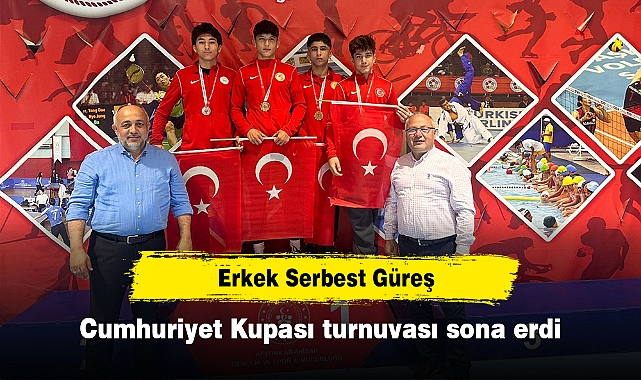 Erkek Serbest Güreş Cumhuriyet Kupası turnuvası sona erdi