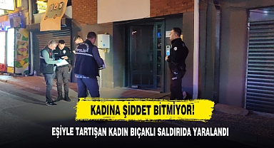 Eşiyle Tartışan Kadın Bıçaklı Saldırıda Yaralandı