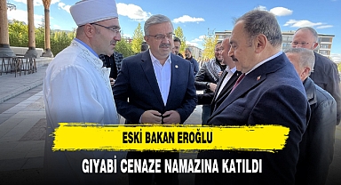 Eski Bakan Eroğlu Gıyabi Cenaze Namazına Katıldı