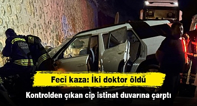 Feci kaza: İki doktor öldü