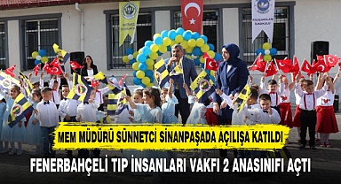 FENERBAHÇELİ TIP İNSANLARI VAKFI 2 ANASINIFI AÇTI