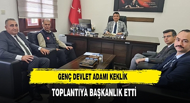 Genç Devlet Adamı Keklik Toplantıya Başkanlık Etti