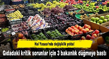 Hal Yasası’nda değişiklik yolda! Gıdadaki kritik sorunlar için 3 bakanlık düğmeye bastı