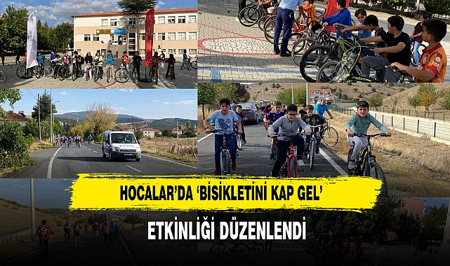 Hocalar’da ‘Bisikletini Kap Gel’  Etkinliği Düzenlendi
