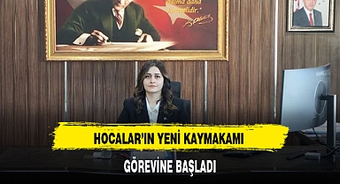 HOCALAR'IN YENİ KAYMAKAMI GÖREVİNE BAŞLADI