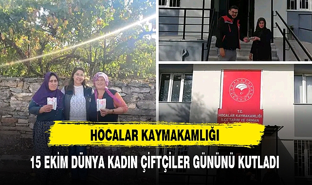HOCALAR KAYMAKAMLIĞI 15 EKİM DÜNYA KADIN ÇİFTÇİLER GÜNÜNÜ KUTLADI