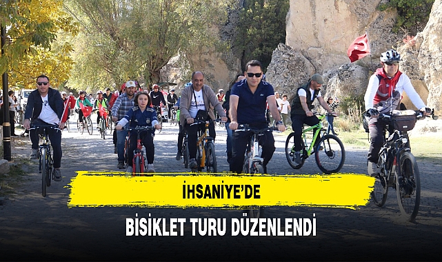 İHSANİYE'DE BİSİKLET TURU DÜZENLENDİ