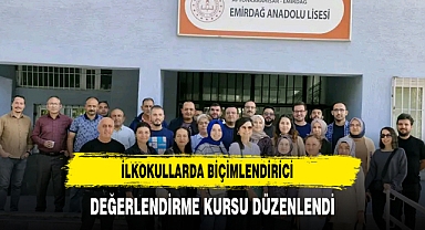 İlkokullarda Biçimlendirici Değerlendirme Kursu Düzenlendi