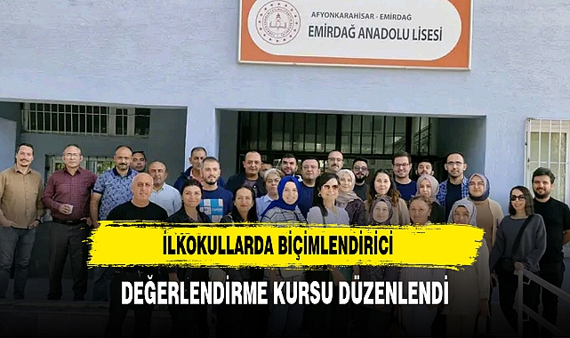 İlkokullarda Biçimlendirici Değerlendirme Kursu Düzenlendi