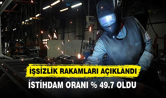 İŞSİZLİK RAKAMLARI AÇIKLANDI
